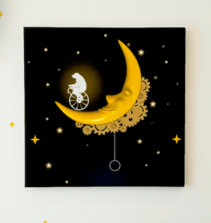 Bear On The Moon - W ARtscapes-AR - ARtscapes