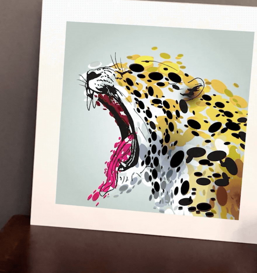 Jaguar - W (Art Prints) Print Standard ARtscapes-AR - ARtscapes