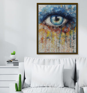 Eye See You - W 24" x 30" / Natural Wood ARtscapes-AR - ARtscapes
