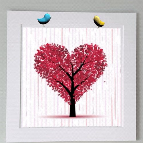 Heart Tree - W (Art Prints) Print ARtscapes-AR - ARtscapes