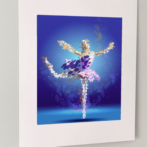 Tiny Dancer - W (Art Prints) Print Standard ARtscapes-AR - ARtscapes