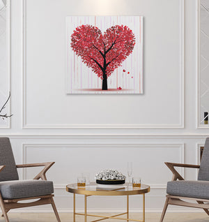 Heart Tree - W 24" x 24" / Frameless ARtscapes-AR - ARtscapes